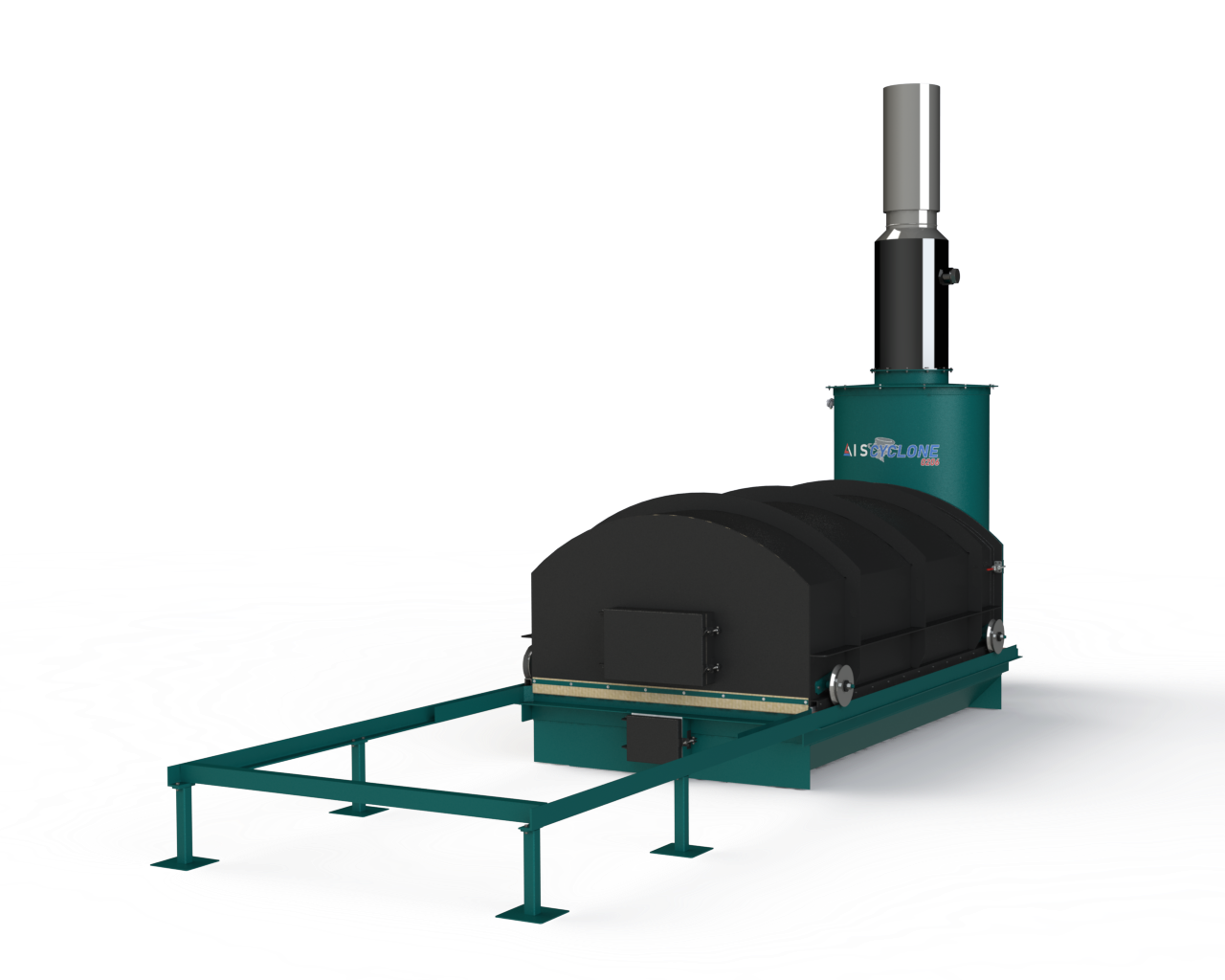AIS 0206 Cyclone agricultural incinerator — 1300 kg capacity