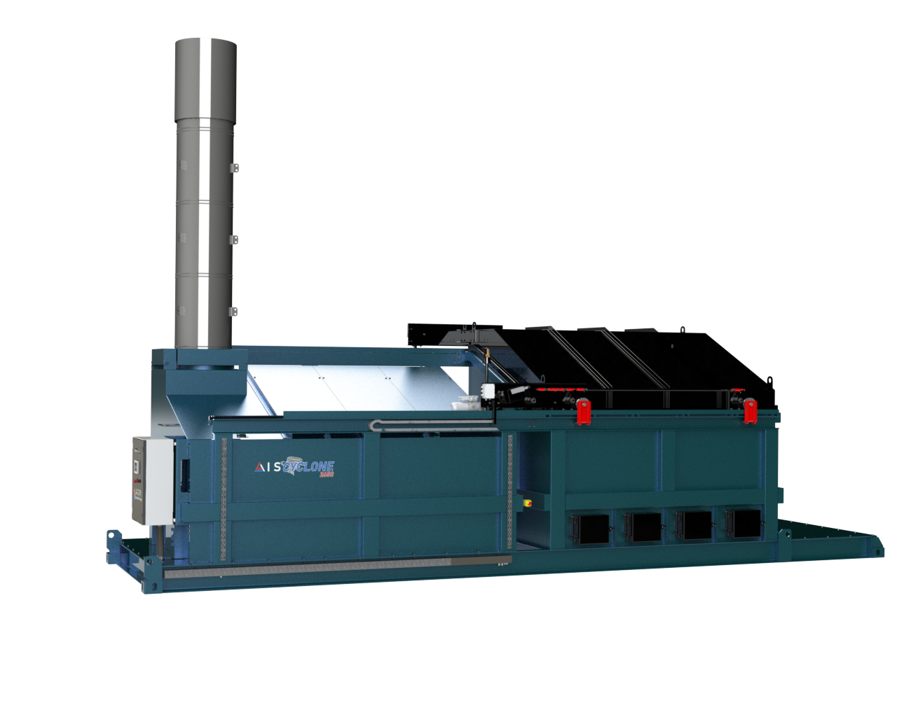 AIS 2650 Cyclone agricultural incinerator — 2590 kg capacity