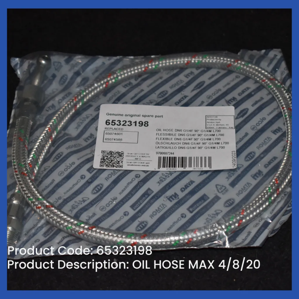 Oil Hose Max 4/8/20